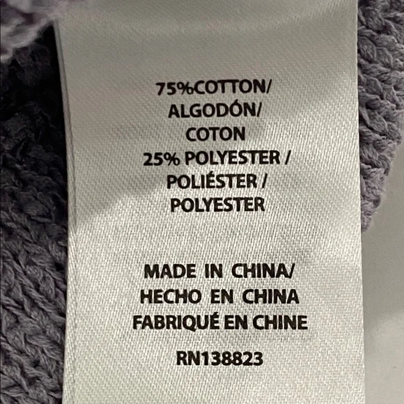 Cleo + Wolf Women's Sweater Knit Tank Cross Straps On Back Light Purple Size M - Picture 10 of 15